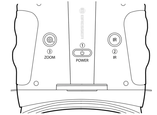 BRESSER 9677480 Digital Night Vision Bino 3 20 - Parts overview