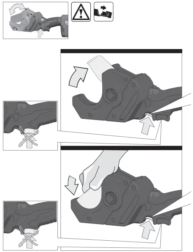 milwaukee C12 PPC Compact PEX Cutter - 10