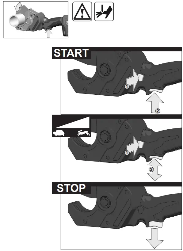 milwaukee C12 PPC Compact PEX Cutter - 7