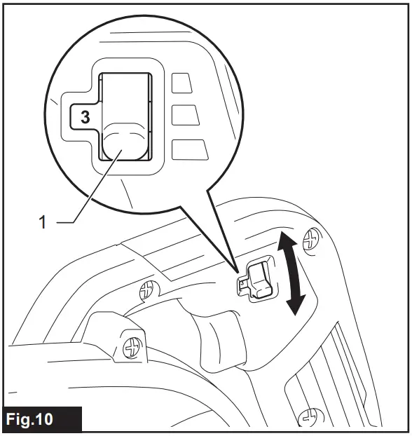 Speed adjusting dial