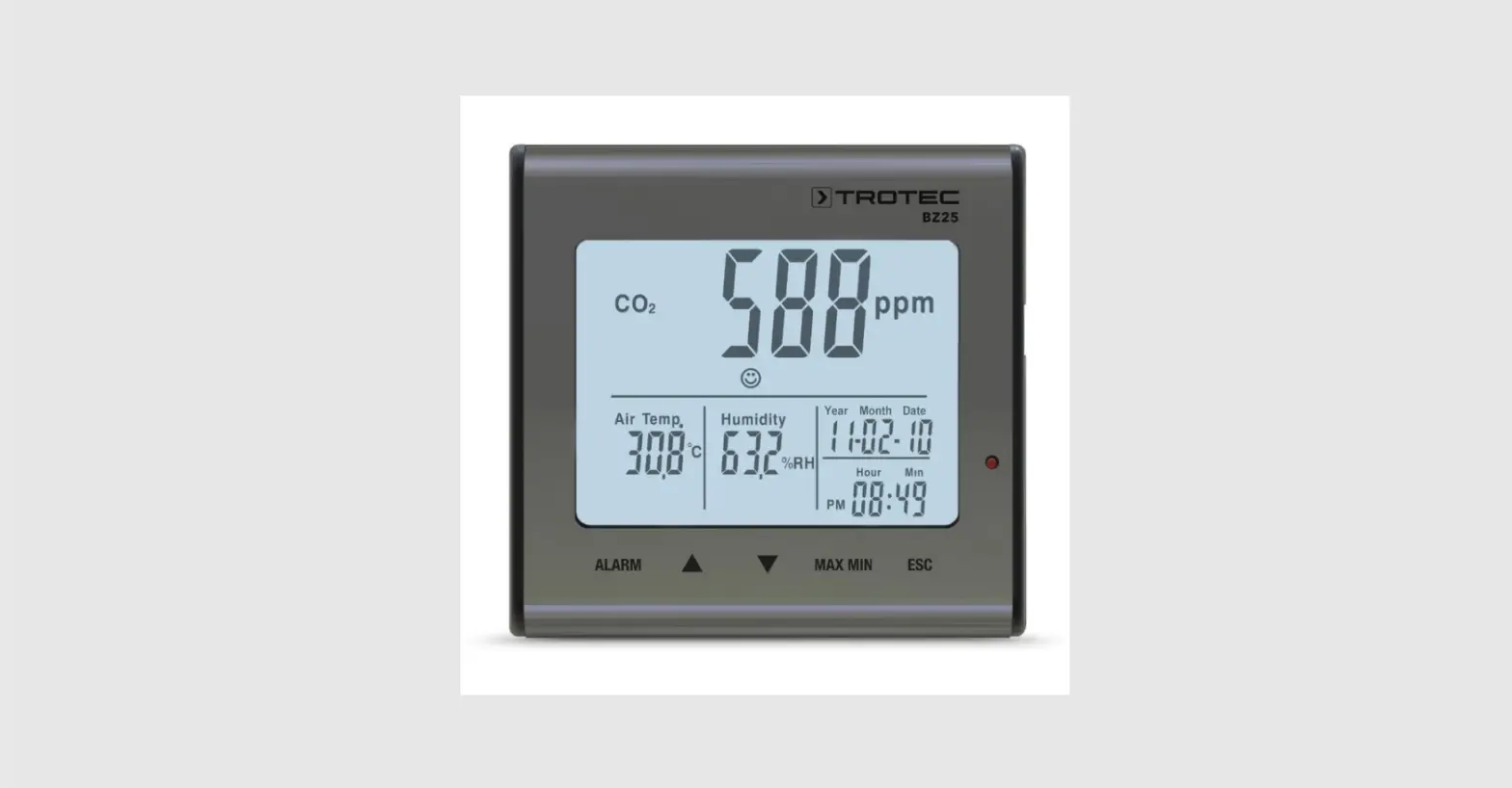 Trotec Bz25 Co2 Air Quality Monitor User Manual