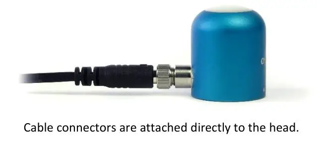apogee SQ-514 Quantum Sensor - Cable connectors are attached directly to the head
