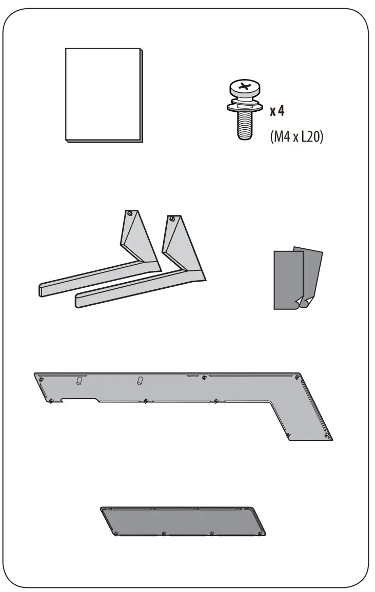 LG AN GXDV65 Stand Mount - Accessories