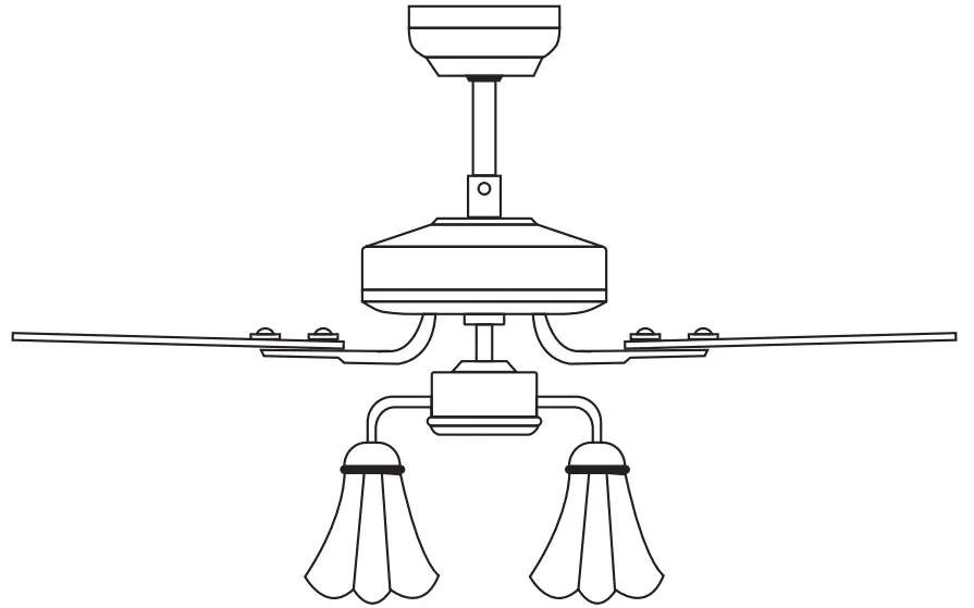 Foshan Shunde Yushengjia Electrical AD 0540LT DM DC Ceiling Fan Remote -