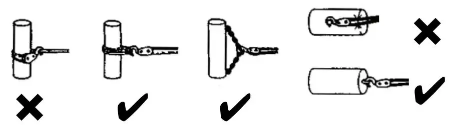 Gude GHS 1000 Manually Controlled Lever Winch Instruction Manual - Hang the counter pulley