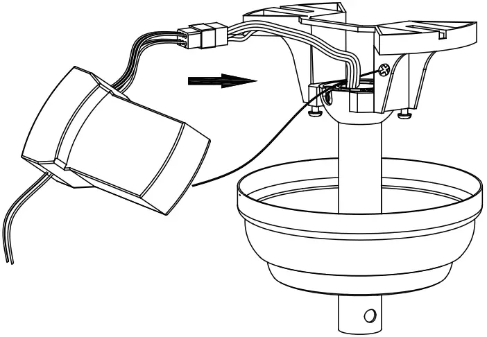 Parrot Uncle F8239110V 60 Inch Stain Nickel Indoor Ceiling Fan - Fig 1
