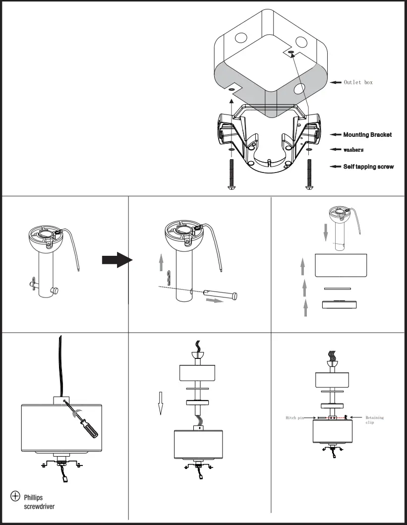 Parrot Uncle F8239110V 60 Inch Stain Nickel Indoor Ceiling Fan - Overview 1