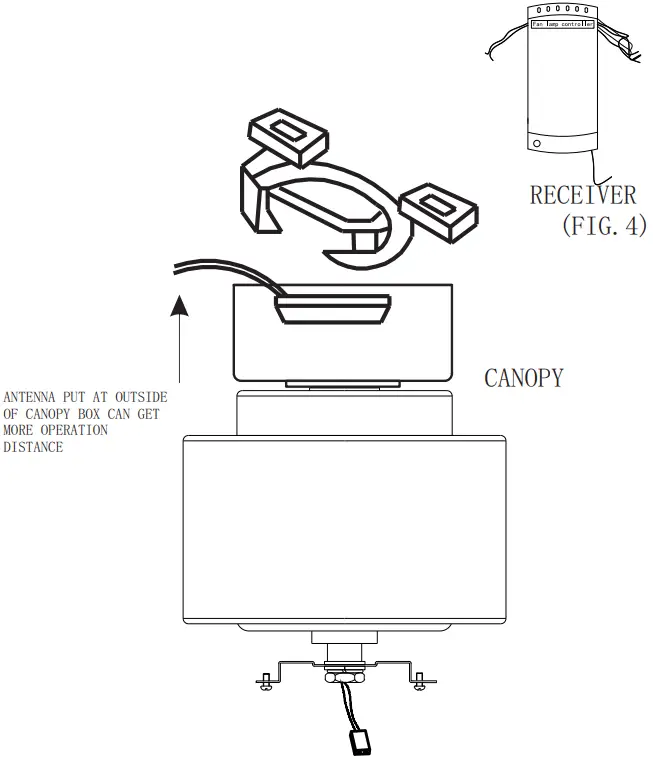 Parrot Uncle F8239110V 60 Inch Stain Nickel Indoor Ceiling Fan - Overview 4