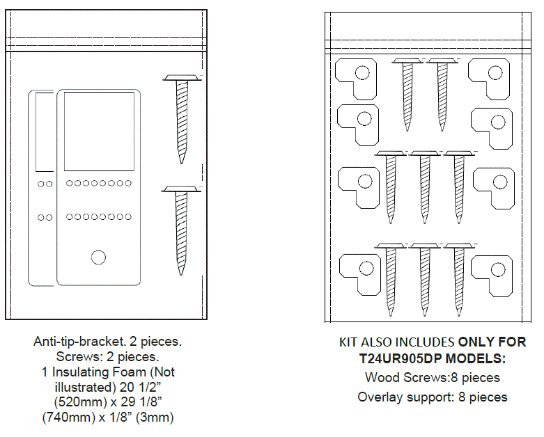 Thermador T24UR925DS Double Drawer Refrigerator fig 2