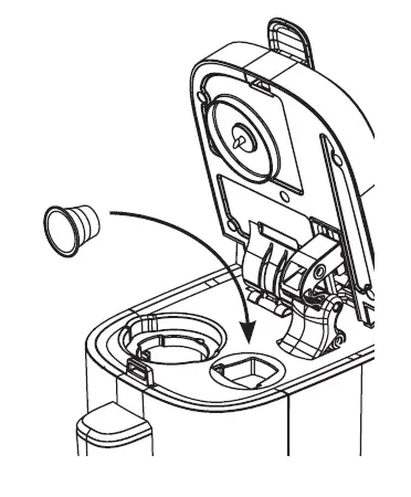 Brewing espresso pods