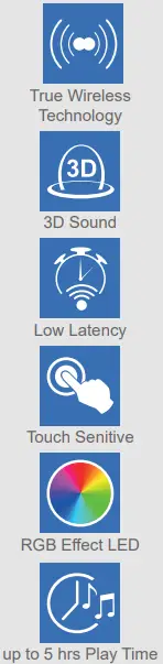 Fantastic prime TWS Gaming Headset „COBRA“ Multimedia-fig2