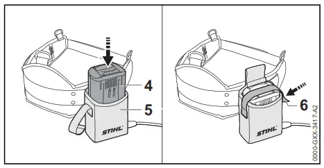 STIHL KMA 130 R Light cordless KombiEngine Landscaping Tool - belt