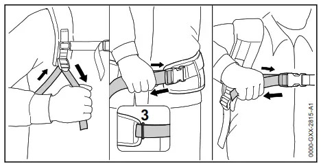 STIHL KMA 130 R Light cordless KombiEngine Landscaping Tool - buckle