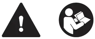 STIHL KMA 130 R Light cordless KombiEngine Landscaping Tool - warning