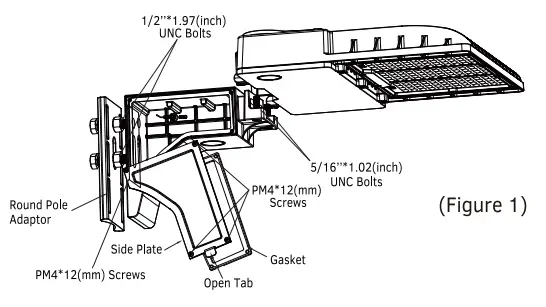 GKOLED-GKOAL04150W27V40KDT3-SPAL04DA-LED-Area-Light-fig-2