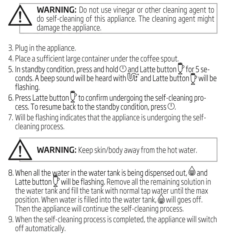 beko Fully Automatic Espresso Machine - Cleaning 2