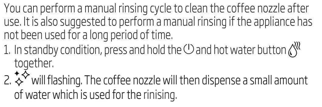 beko Fully Automatic Espresso Machine - Manual Rinsing