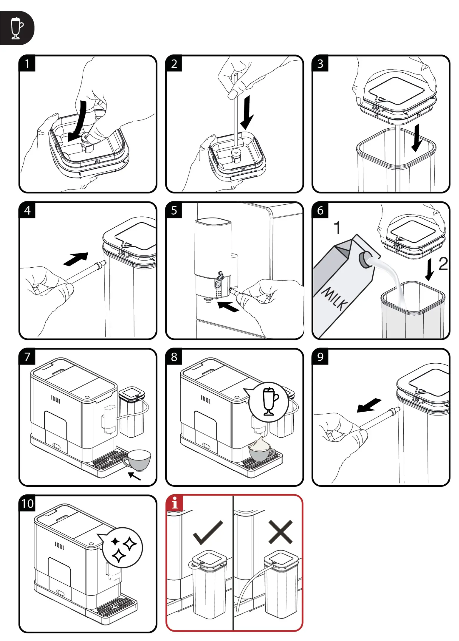 beko Fully Automatic Espresso Machine - Mixing the ingredient