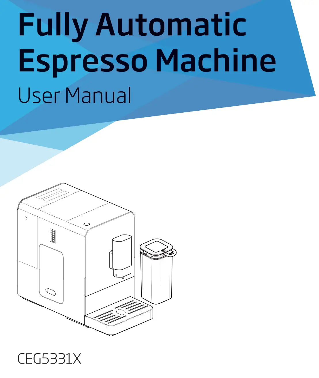 beko Fully Automatic Espresso Machine User Manual
