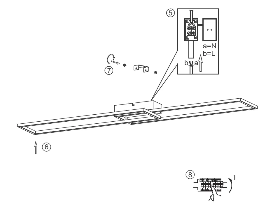 LeuchtenDireckt 14019-55 IVEN LED Ceiling Light fig 2