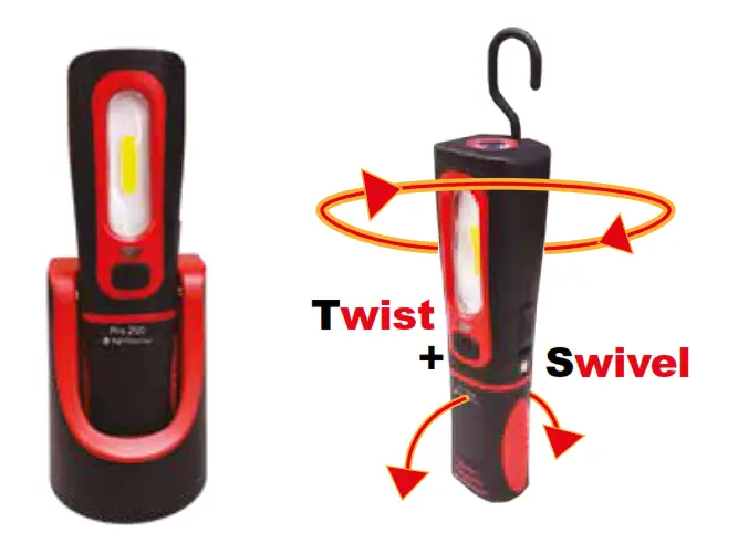 NightSearcher NSPRO250 Pro 250 Rechargeable SMD LED USB Inspection Lamp