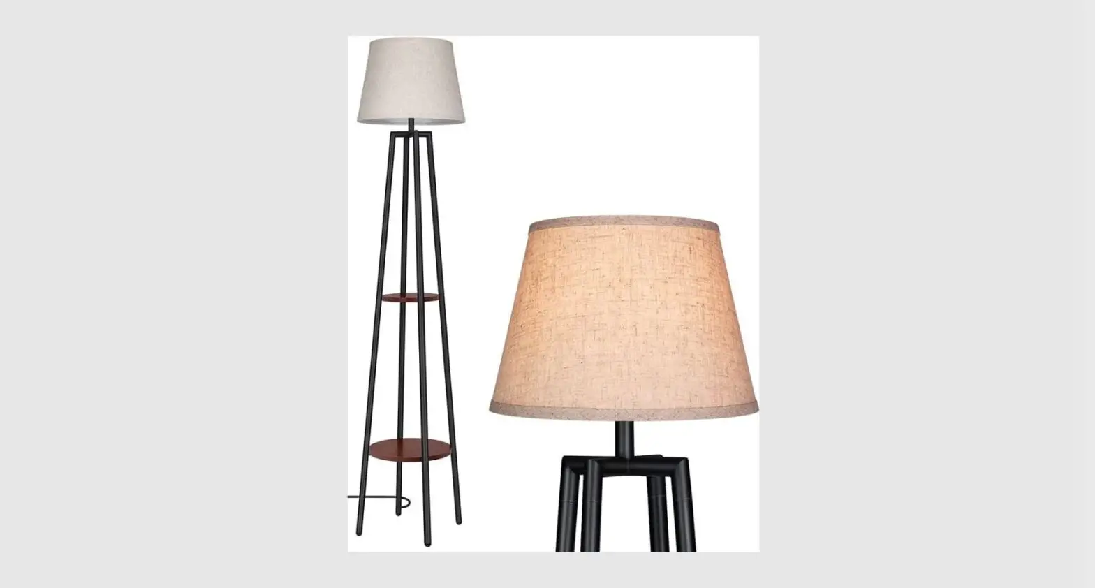 Dewenwils B08x495kwc Shelf Floor Lamp Instruction Manual