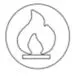 Adjust flame icon