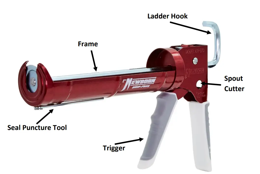 Newborn-930-GTD-Caulk-Gun-Hex-Rod-1