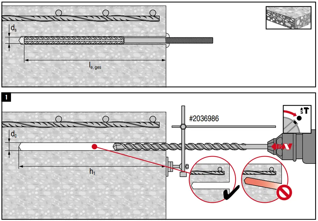 HILTI HZA R Tension Anchor -
