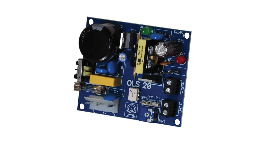 Altronix Ols20 Off-line Power Supply Charger Installation Guide