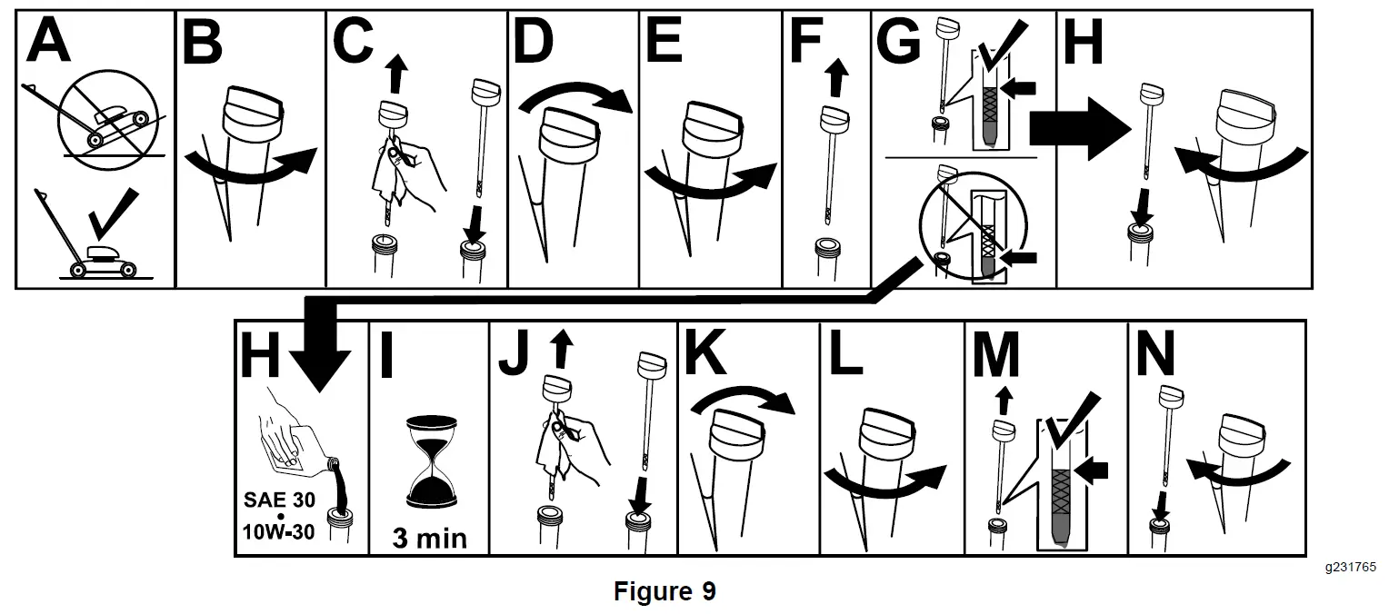 TORO 21445 22in Recycler Lawn Mower with SmartStow fig 12