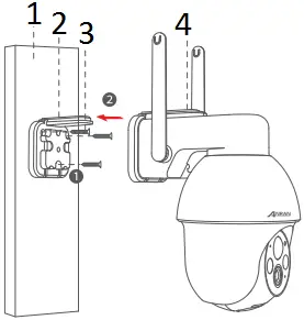 ANRAN Q3 Solar Powered Wireless Security Camera C04