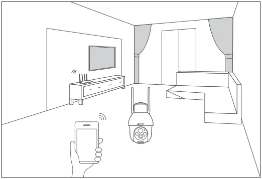 ANRAN Q3 Solar Powered Wireless Security Camera C09