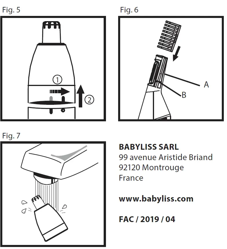 BaByliss E652E-T130a Nose Trimmer 2