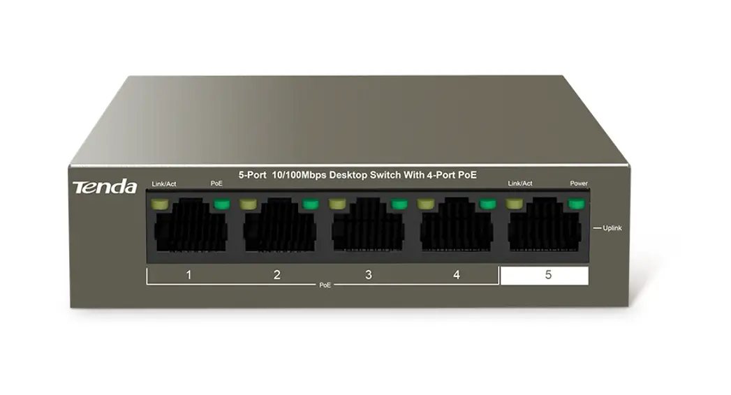 Tenda Teg1105p-4-63w 5-port Gigabit Desktop Switch With 4-port Poe Installation Guide
