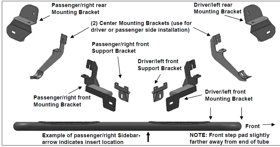 TAC-204600-Gloss-Black-Side-Steps-For-Chevy-Colorado-Extended-1