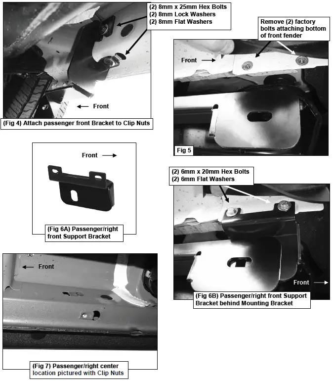 TAC-204600-Gloss-Black-Side-Steps-For-Chevy-Colorado-Extended-3