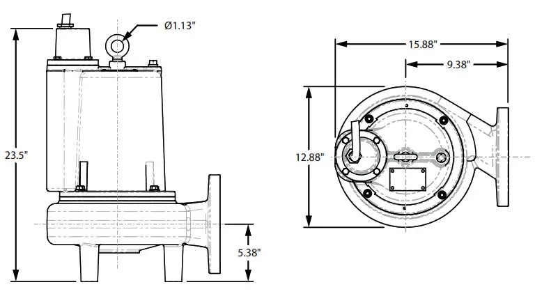 Barmesa Pumps 4BSE504SS Submersible Solids Handling Pumps -