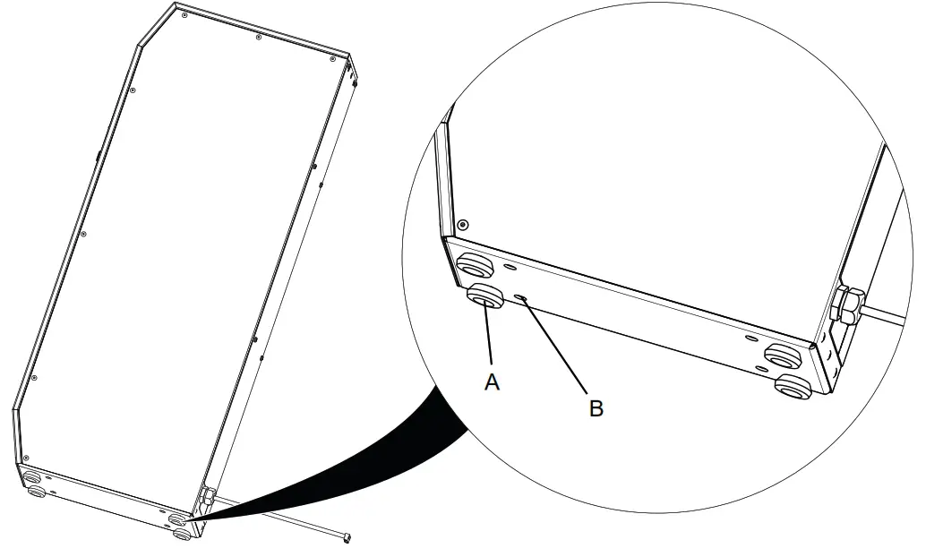 Electrolux WE170PP Washing Machine box through