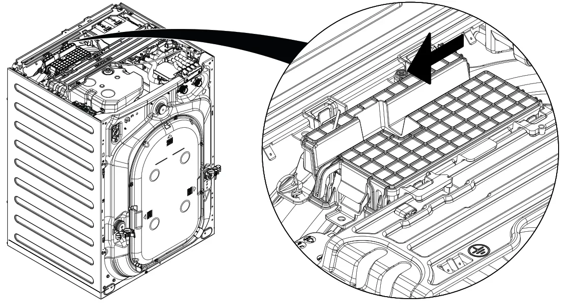 Electrolux WE170PP Washing Machine satelite board