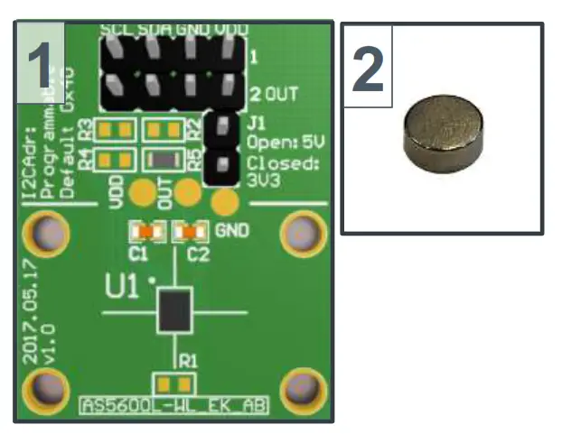 ams AS5600L Adapter Board