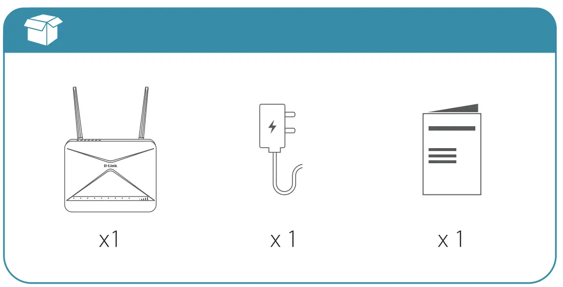 G415 AX1500 4G Smart Router Package Content