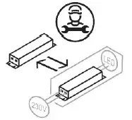 Knightsbridge SURF418EMHF Fluorescent Emergency Lighting-2