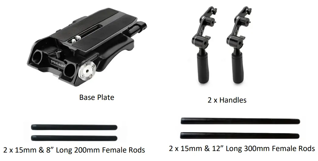 PROAIM SR SBP 01 Quantum Shoulder Rig w VCT Mount-fig1