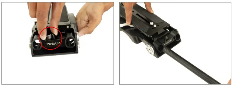 PROAIM SR SBP 01 Quantum Shoulder Rig w VCT Mount-fig2