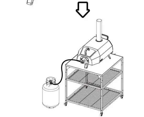 FIG 18 Ignition – using a match