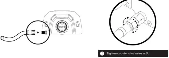 FIG 2 Tighten with suitable wrenches