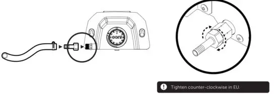 FIG 3 Tighten with suitable wrenches then follow Step 1c.