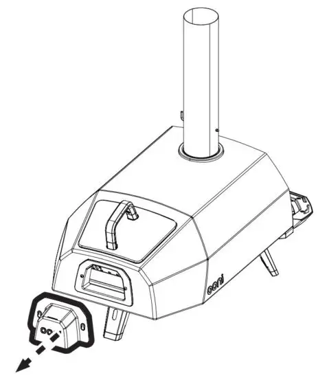 FIG 9 Remove the back draft defender plate