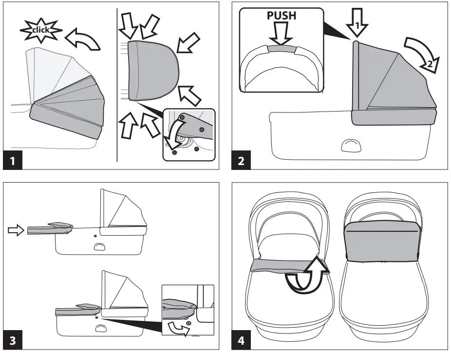 PegPerego culla grande Strollers Veloce - fig